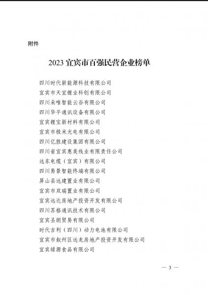 今良造制酒：宜宾今良造制酒有限公司 获评2023年“宜宾百强民营企业”